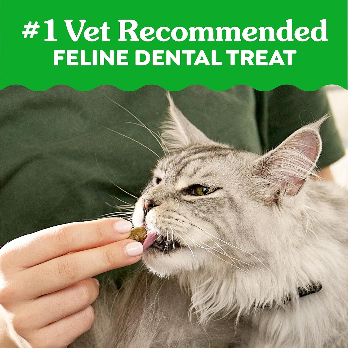 FELINE  Natural Dental Care Cat Treats, Tuna Flavor, All Bag Sizes